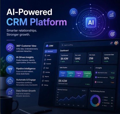 AI-Powered CRM Platform — Smarter relationships, stronger growth